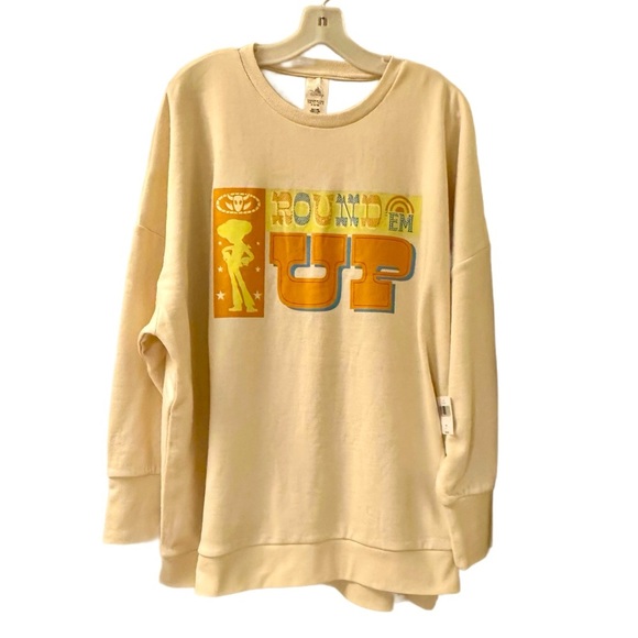 Disney’s Toy Story Crewneck Cream Sweatshirt featuring Jesse - Size XL - NWT - Picture 1 of 5